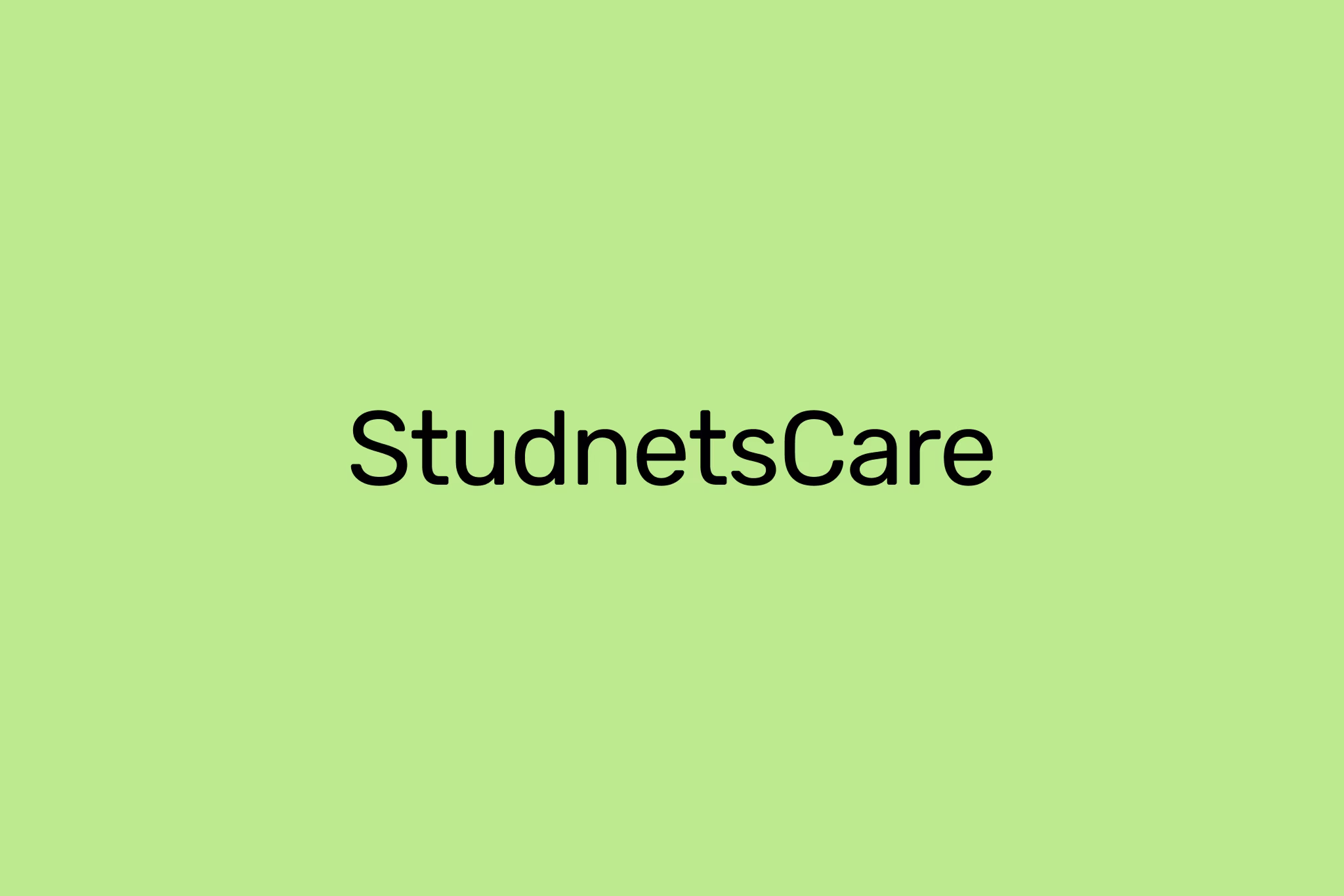 Tom's work - StudentsCare